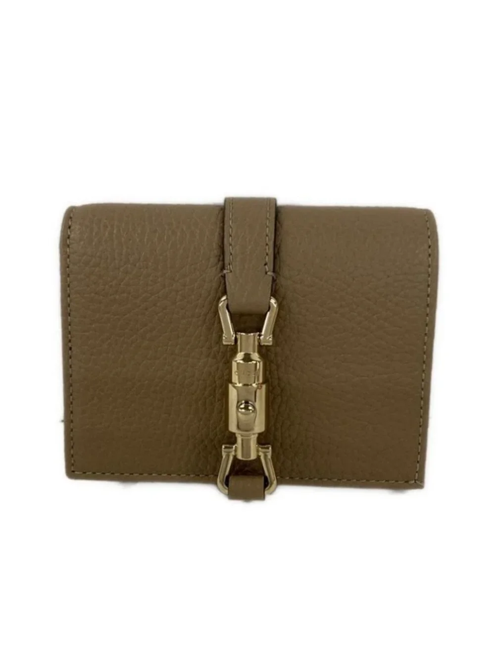 Gucci Bifold Wallet New Jackie Beige Leather - Picture 1 of 6